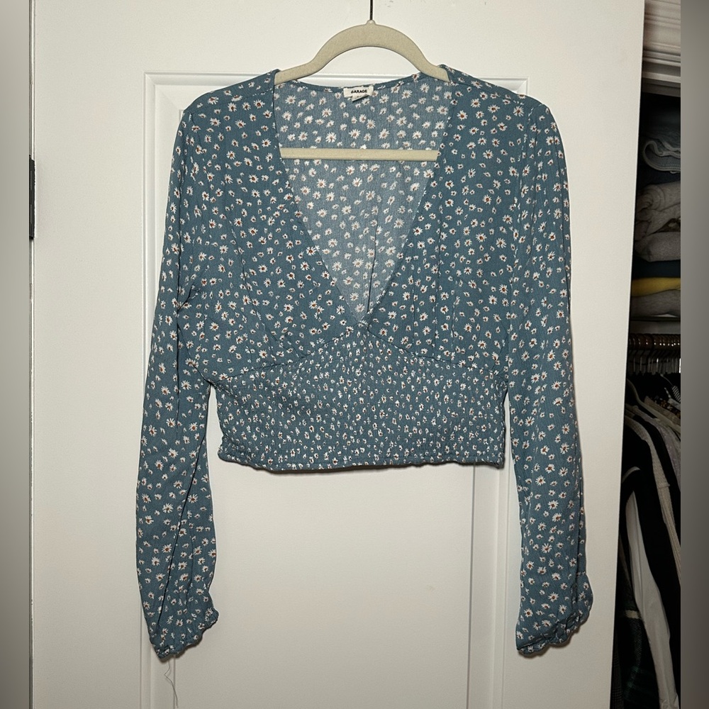 Garage Long Sleeve Blouse - Floral